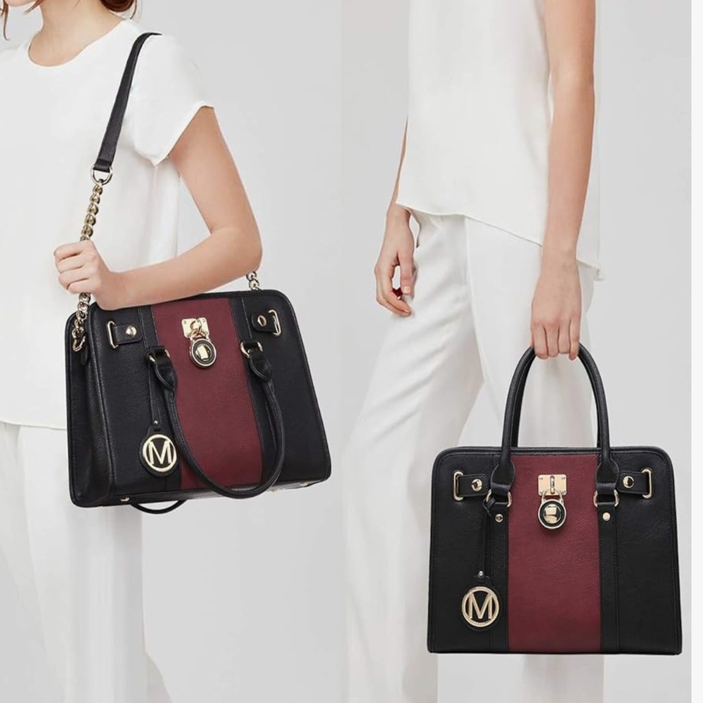 ๐HP๐ MKP Women Satchel with Matching Wristlet - Picture 4 of 4